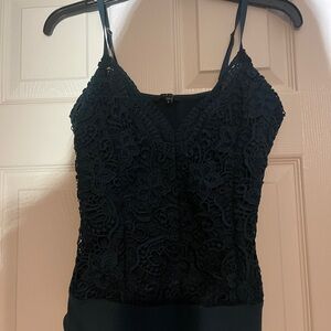 Iris Dark Green Lace Top